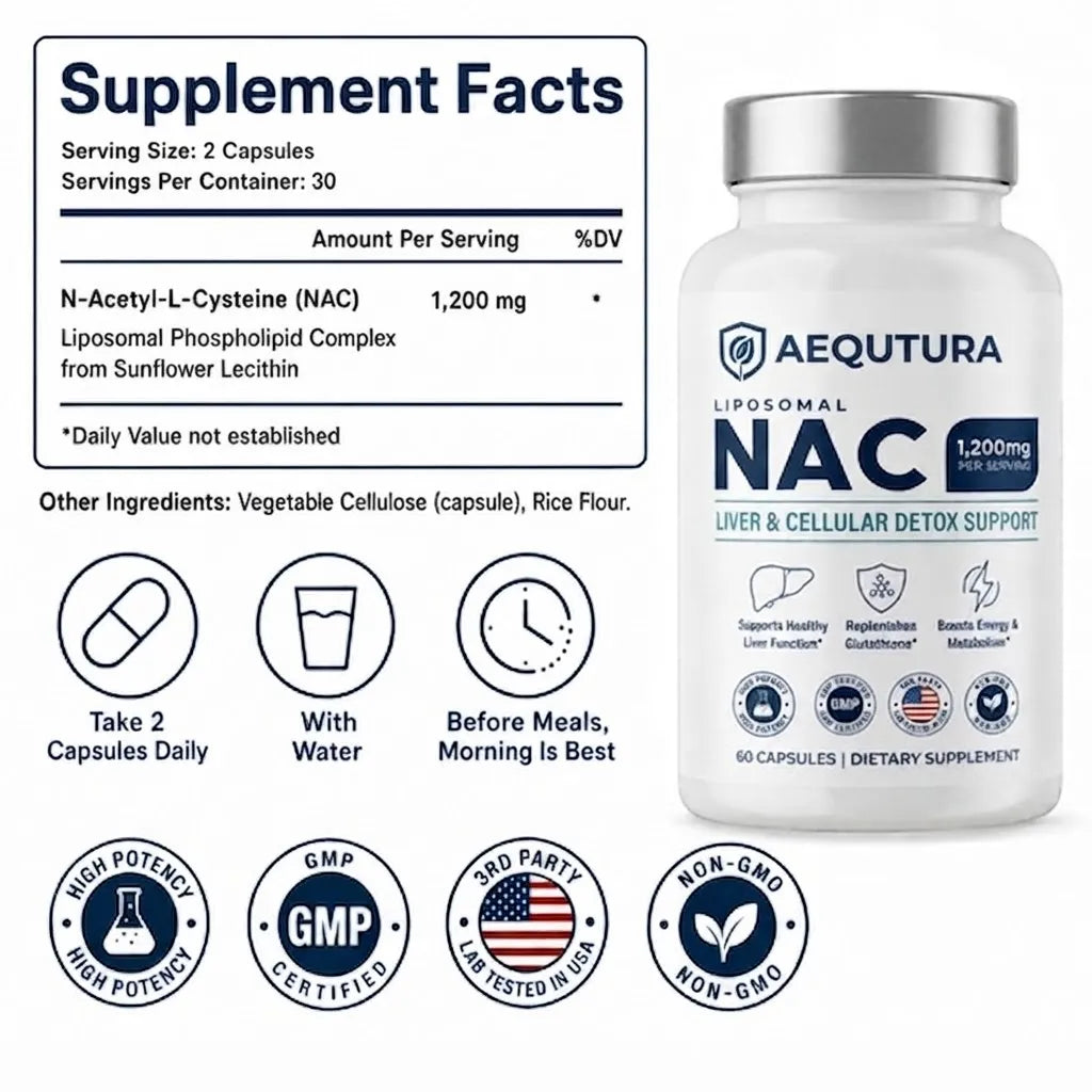 Liposomal NAC | Liver & Cellular Detox Support