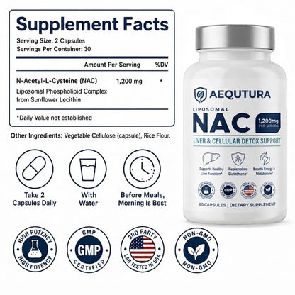 Liposomal NAC | Liver & Cellular Detox Support